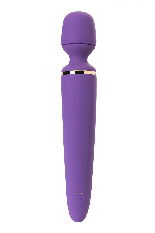 Нереалистичный вибратор Satisfyer Woman Wand, ABS пластик, фиолетовый, 34 см.