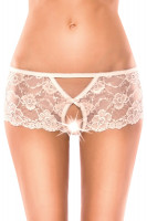 Стринги белые с доступом р.46-48