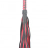 Плеть черно-красная с плетеной ручкой 54040ars