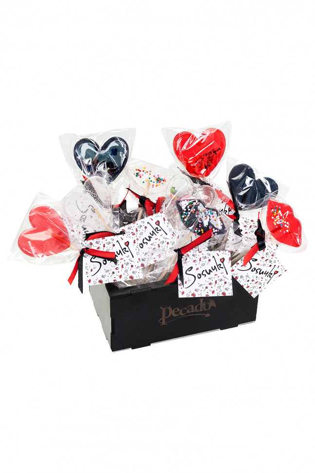 Набор леденцов для прикассовой зоны "Мини" 9 шт, ассорти, Pecado BDSM