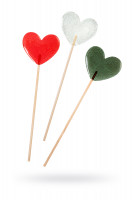 Набор леденцов "Сердце"  3 шт, ассорти, Pecado BDSM