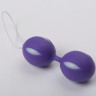 Вагинальные шарики фиолетово-белые 47072-MM