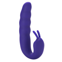 Вибратор Ribbed Dual Stimulator Purple 183314PurpleHW