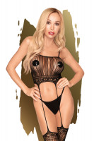 Костюм-сетка Penthouse Sex dealer, черная, XL