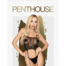 Костюм-сетка Penthouse Sex dealer, черная, XL