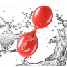 Вагинальные шарики красно-белые 47070-MM