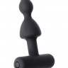 Анальная вибровтулка Erotist, черный, силикон, 8,5 см