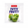 Съедобная гель-смазка TUTTI-FRUTTI для орального секса со вкусом яблока,4 гр по 20шт в упаковке
