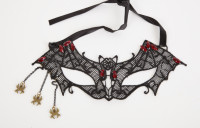 Маска летучая мышь с цепочками 47319-MM