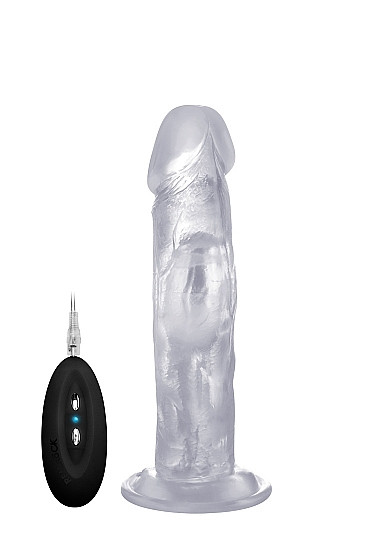 Вибратор Realistic Cock 8" Transparent SH-REA008TRA
