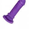 Сменная насадка для секс машин, Diva, фаллос, TPR, фиолетовый, 16 см