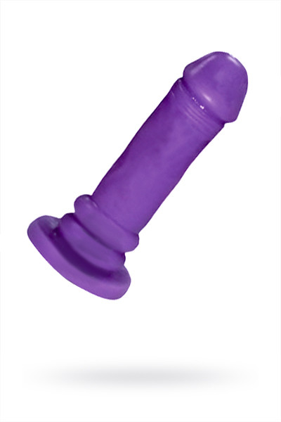 Сменная насадка для секс машин, Diva, фаллос, TPR, фиолетовый, 16 см