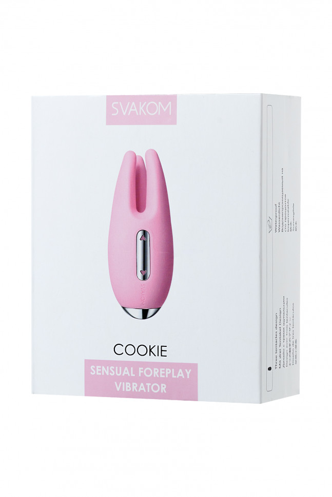 Мини-вибратор Svakom Cookie, подвижные тентакли, 5 режимов вибрации, розовый