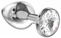 Анальная пробка Diamond Clear Sparkle Large 4010-01Lola