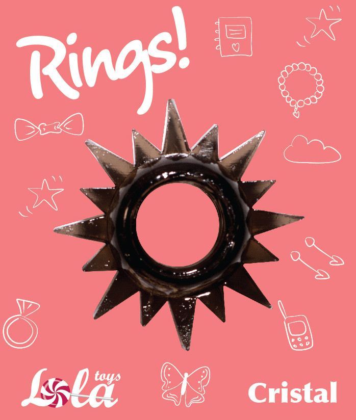 Эрекционное кольцо Rings Cristal white 0112-12Lola