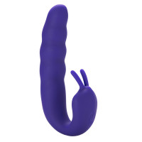 Вибратор Ribbed Dual Stimulator with Rolling Ball Purple183316PurpHW