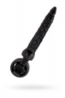 Насадка на пенис Black &amp;amp; Red by TOYFA с вибрацией, PVC, чёрный, 24 см