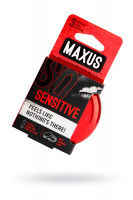 Презервативы Maxus, ультратонкие, латекс, железный кейс, 18 см, 5,2 см, 3 шт.