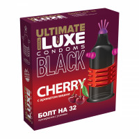 Презервативы Luxe BLACK ULTIMATE Болт на 32 (Вишня) 4722lux