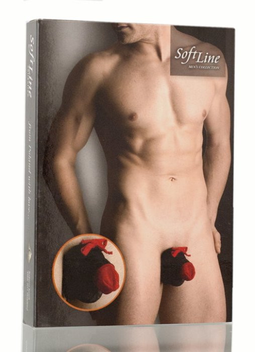 Трусы-мешок мужские SoftLine Collection, чёрный, S/L
