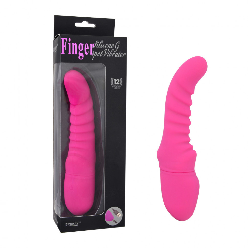 Вибратор Rechargeable G curve PINK EK-1402-PK