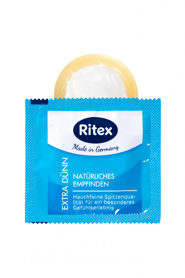 Презервативы Ritex EXTRA DÜNN №3, ультра тонкие, латекс, 18 см