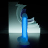 Фаллоимитатор, светящийся в темноте, Beyond by Toyfa, Steve Glow, силикон, прозрачный, 20 см