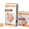 Презервативы Masculan, ultra 3, латекс, кольца, точечные, анестетик, 19 см, 5,3 см, 10 шт.