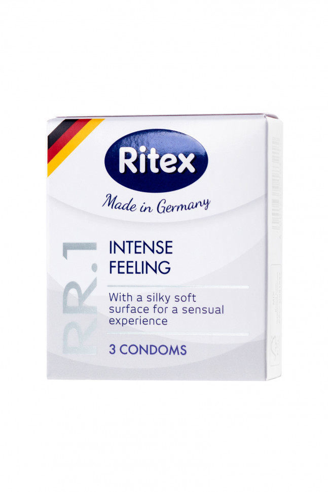 Презервативы Ritex RR.1 №3, классические, латекс, 18.5 см
