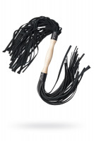 Флоггер TOYFA Theatre двойной ,кожа,замша,63 см