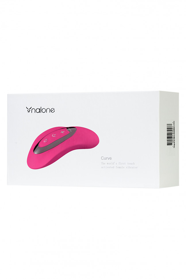 Вибромассажер Nalone Curve, Силикон, Розовый, 11,5 см