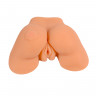 Мастурбатор реалистичный вагина+анус, XISE , TPR, телесный, 22 см