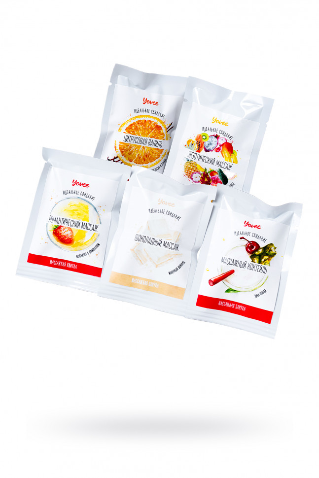 Набор плиток Yovee by Toyfa для массажа Идеальное свидание, 5 ароматов по 10 гр.
