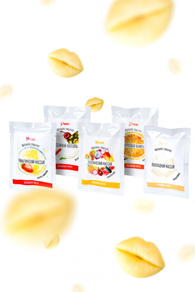 Набор плиток Yovee by Toyfa для массажа Идеальное свидание, 5 ароматов по 10 гр.