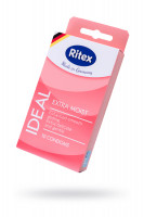 Презервативы Ritex IDEAL №10 с дополнительной смазкой, латекс, 18.5 см