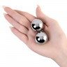 Набор вагинальных шариков Metal by TOYFA: 3 шт, металлические, Ø 2,8 мм, 2,3 мм, 1,8 мм