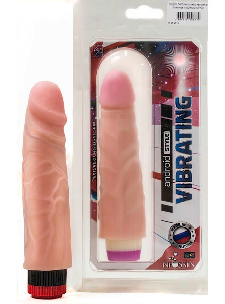 Вибратор неоскин Android Style 001102ru