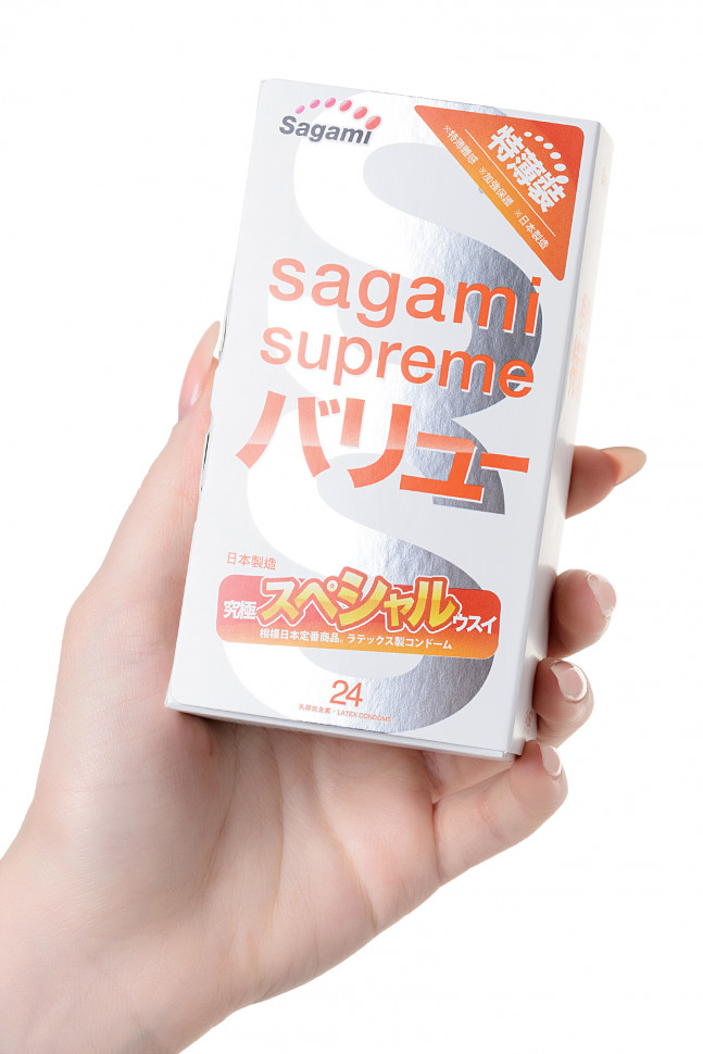 Презервативы латексные Sagami Xtreme №24, 19 см