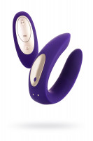 Многофункциональный стимулятор для пар Satisfyer Partner Toy Plus REMOTE, силикон, фиолетовый, 18см