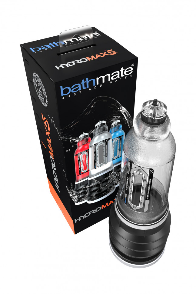 Помпа для пениса Bathmate HYDROMAX5, ABS пластик, прозрачная, 26 см (аналог Hydromax X20)