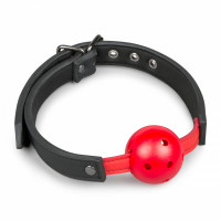 Кляп Easytoys Ball Gag With PVC Ball Red ET276RED