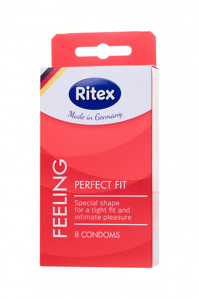 Презервативы Ritex FEELING №8, анатомической формы с накопителем, латекс, 18,5 см