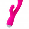 Вибратор с клиторальным стимулятором Nalone Idol, Силикон, Розовый, 22,4 см