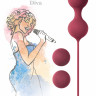 Набор вагинальных шариков Love Story Diva Wine Red 3012-02lola