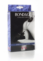 Меховые оковы на ноги BONDAGE черные 1020-01lola