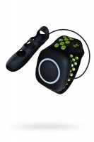 Вибронасадка на палец Adrien Lastic Touche размер S, силикон, чёрный, 7,8 см