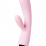 Вибратор с клиторальным стимулятором Alice, 8 режимов вибрации, розовый, 17,6 см