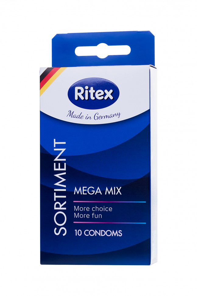 Презервативы Ritex SORTIMENT №10, ассорти, латекс, 18 см
