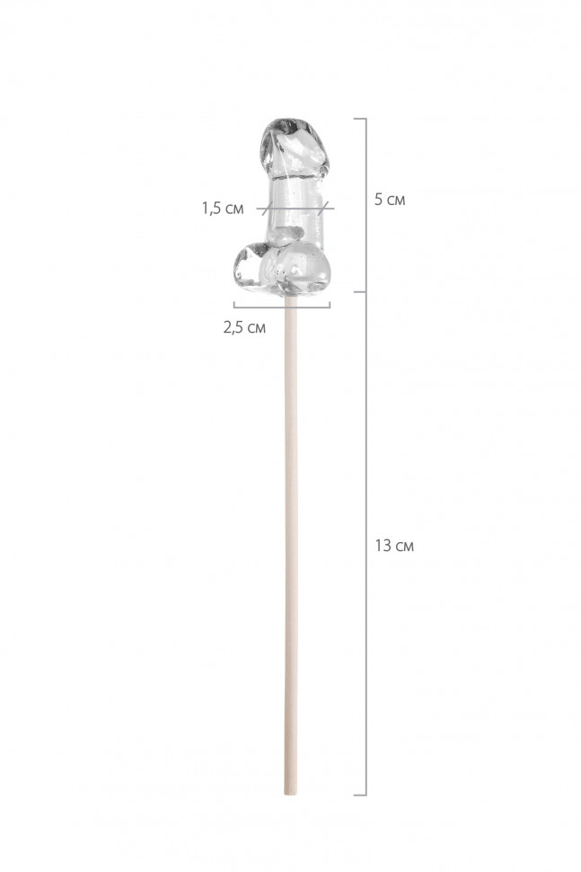 Леденец Sosuчki, «Пенис Amaretto», мини, оранжевый, 42 гр., 2 шт.
