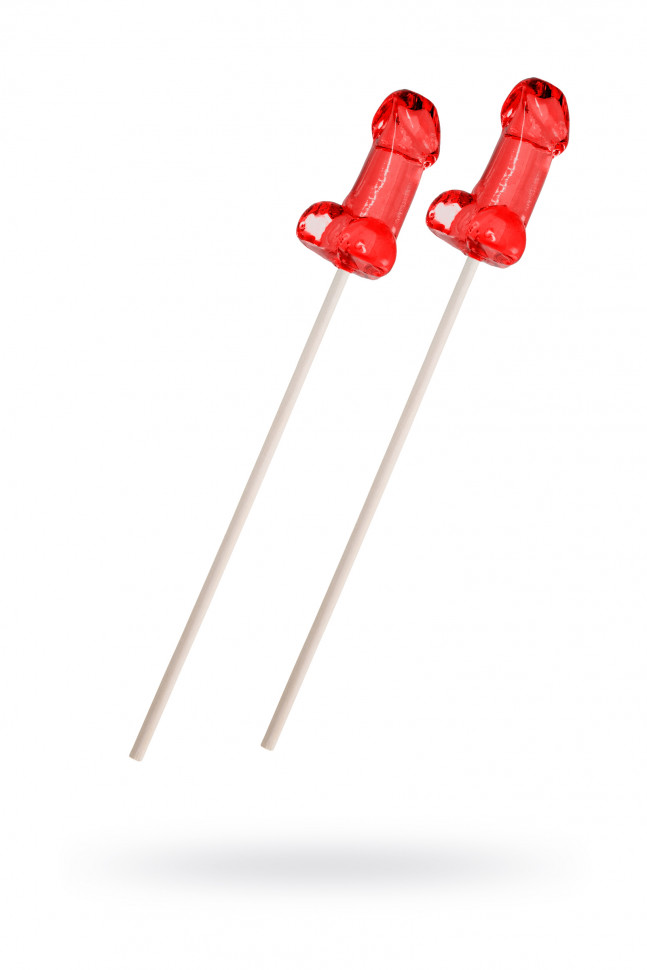 Леденец Sosuчki, «Пенис Amaretto», мини, оранжевый, 42 гр., 2 шт.